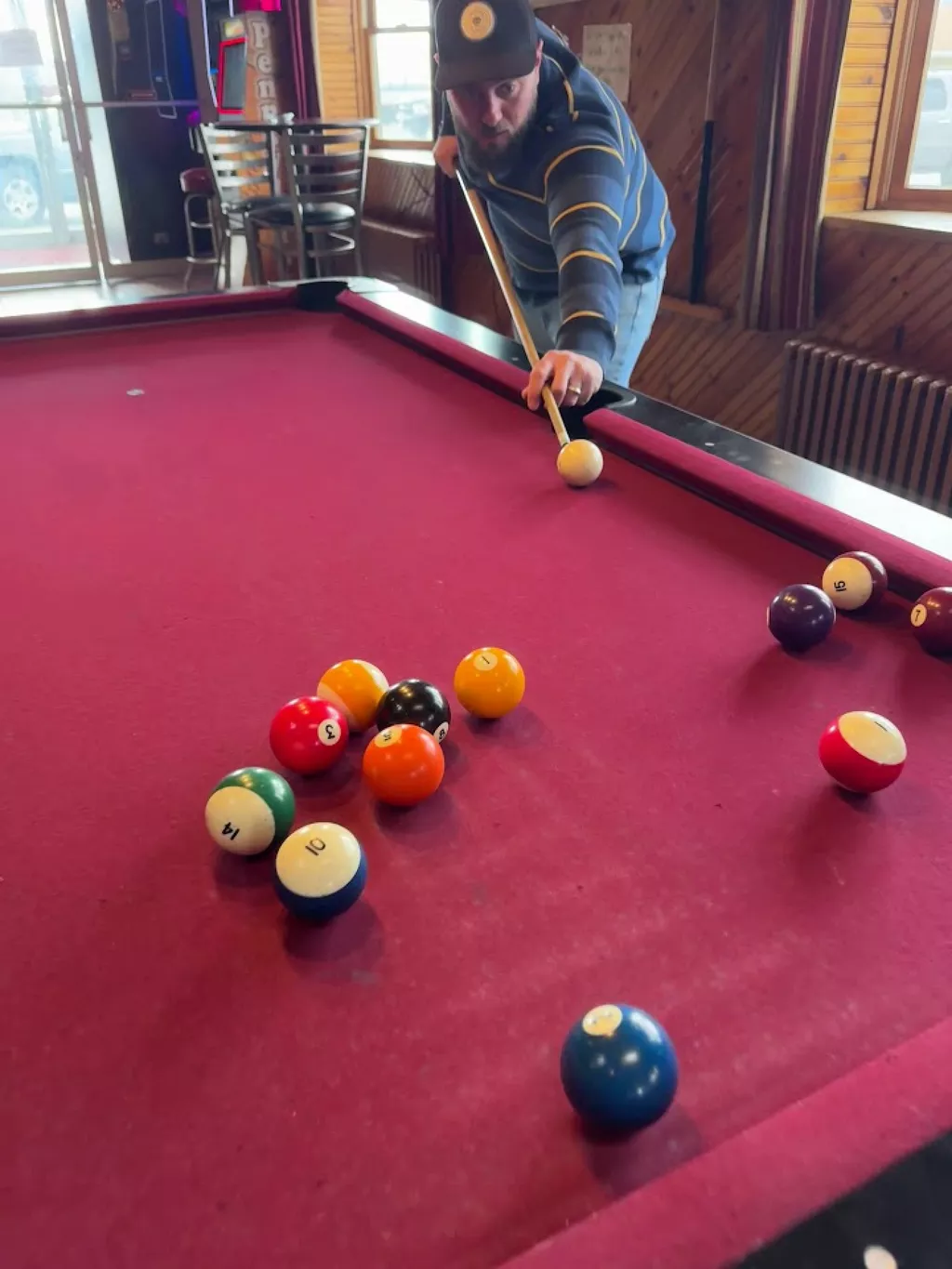 Rooster Playing Pool Happy Rooster Saloon | Play pool in Gap, PA | ChalkySticks - Find, Play ...